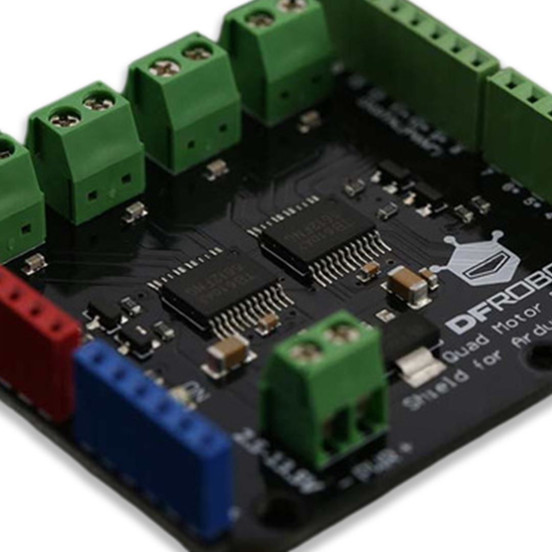 Quad DC Motor Driver Shield for Arduino By DFRobot