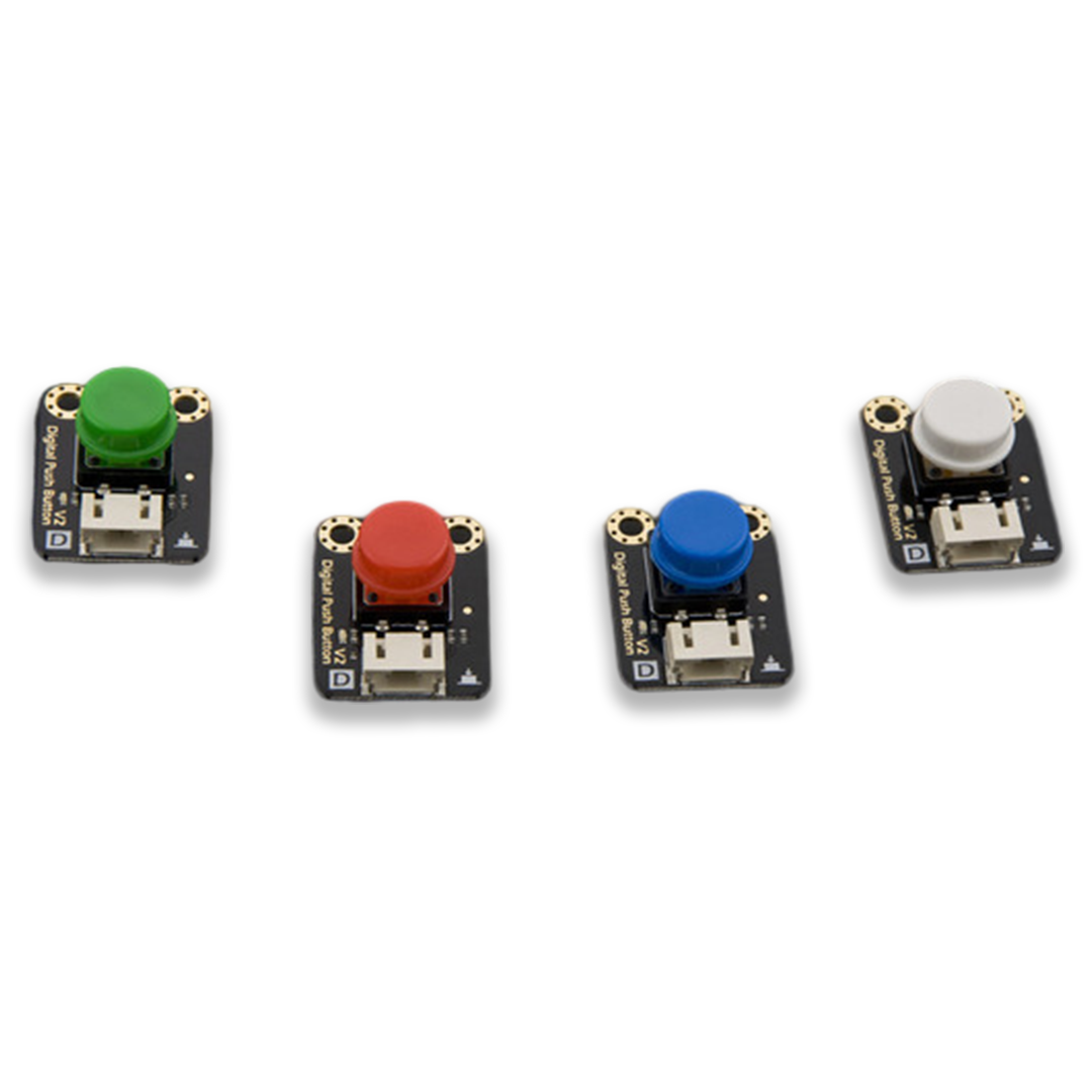 Gravity: Digital Push Button Red By DFRobot