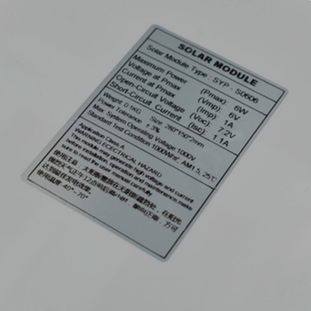 Semi Flexible Monocrystalline Solar Panel (6V 1A)