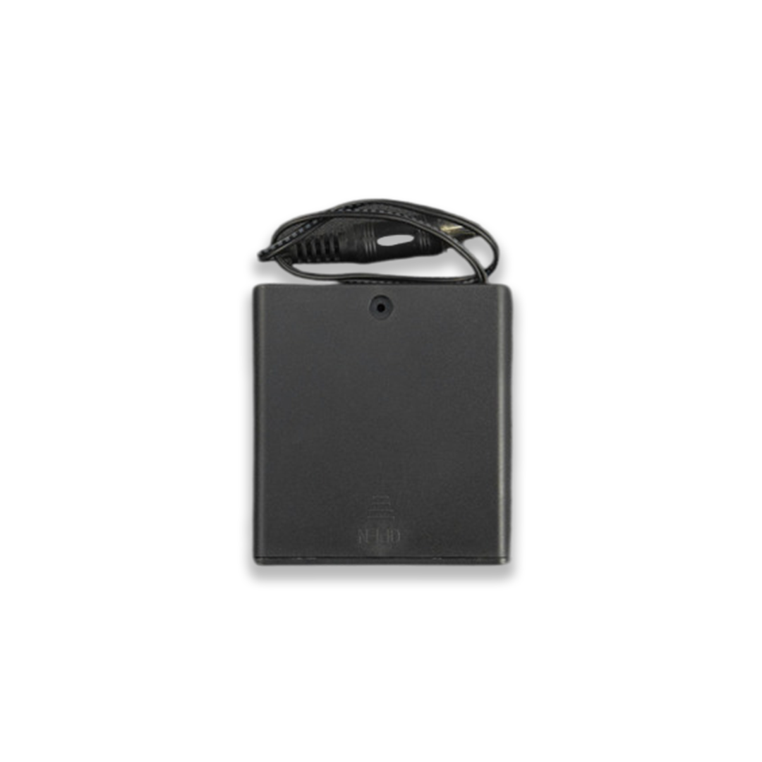 4×AA Battery Holder With Power Switch, DC2.1 Jack, Cover By DFRobot