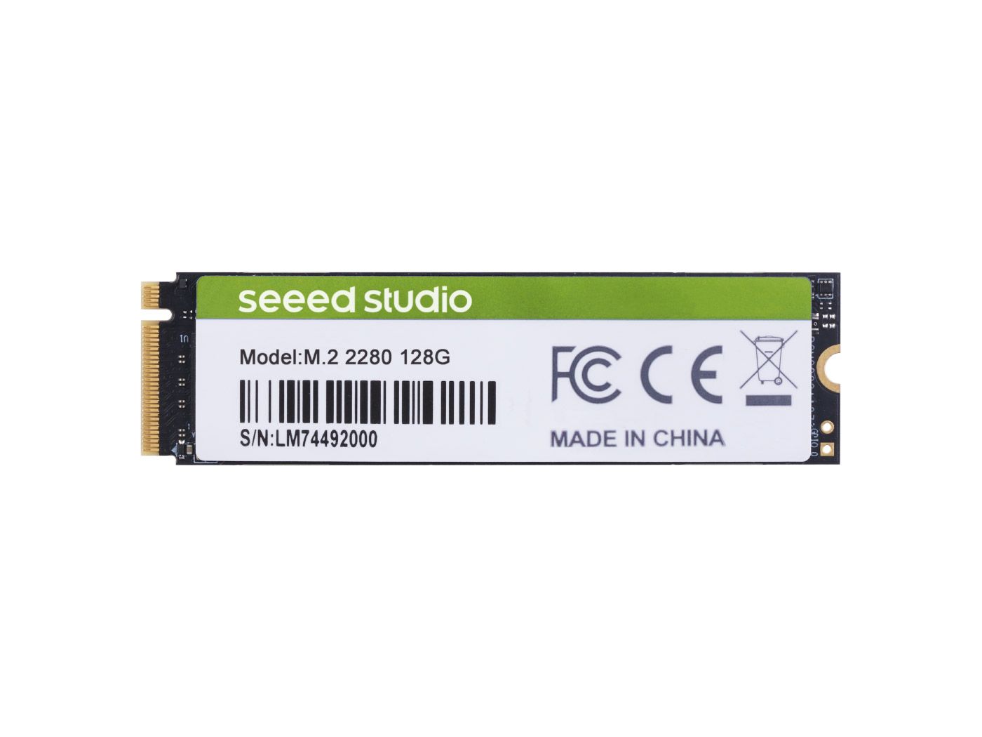 128GB NVMe M.2 PCle Gen3x4 2280 Internal SSD by Seeedstudio - 128GB