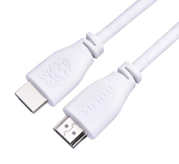 Raspberry Pi HDMI to HDMI Cable 1m White - Official