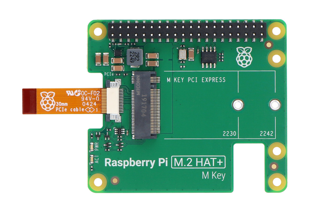Raspberry Pi AI Kit - M.2 HAT+ with a Hailo AI Acceleration Module - Official By Raspberry Pi