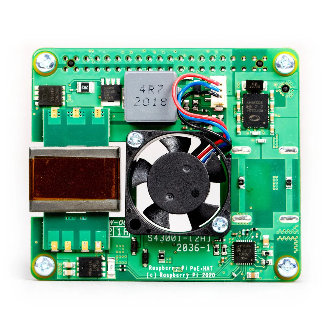 Raspberry Pi PoE+ HAT Official