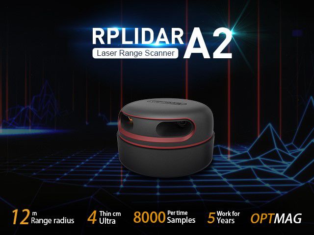 RPLIDAR A1M8-R6 - 360 Degree LiDAR Laser Range Scanner (12m)