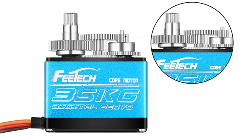 High Torque Waterproof Metal Gear Digital Servo (35KG, 180°, IP54) by FeeTech