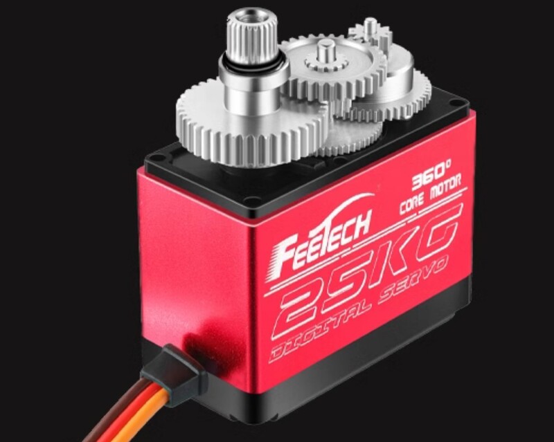High Torque Waterproof Digital Servo with Magnetic Encoder (25KG, 360°, IP54) by FeeTech